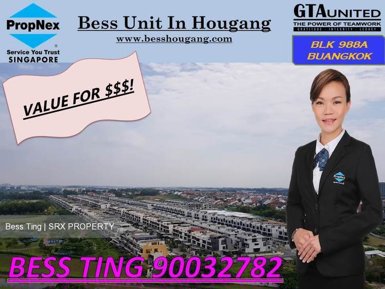 Blk 988A Buangkok Green (Hougang), HDB 4 Rooms #177656072